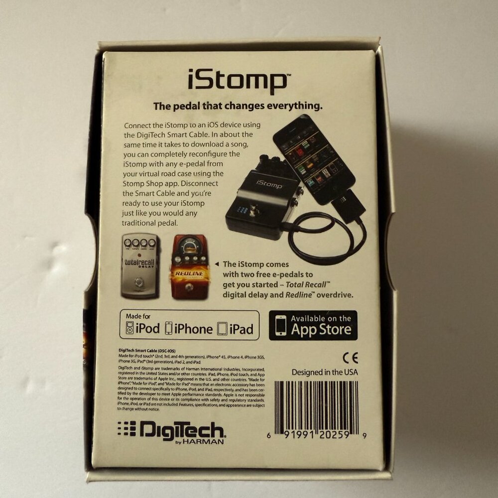 DigiTech Istomp Downloadable Stomp Box Effect Processor - Picture 3 of 7